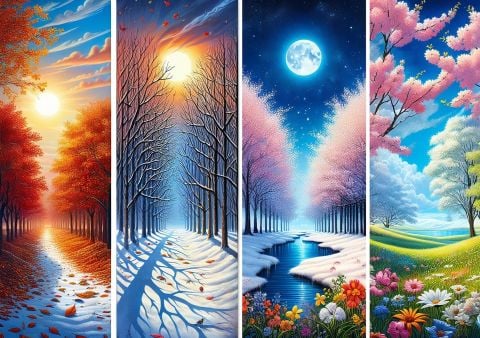 Art Puzzle Mevsim Kapıları 1000 Parça Puzzle