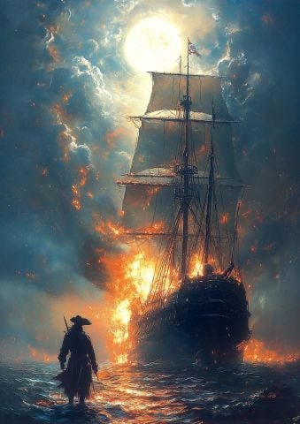 Art Puzzle Alevlerin Ardında 1000 Parça Puzzle