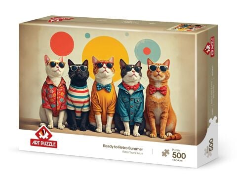 Art Puzzle Retro Yazına hazır 500 Parça Puzzle