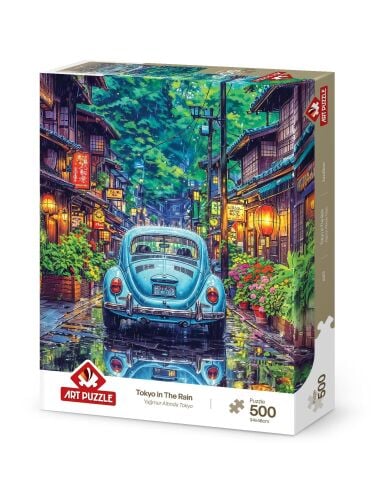 Art Puzzle Yağnur Altında Tokyo 500 Parça Puzzle
