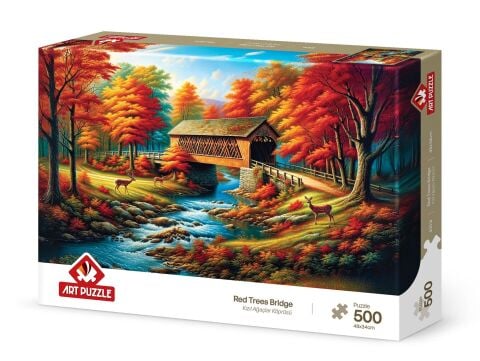 Art Puzzle Kızıl Ağaçlar Köprüsü 500 Parça Puzzle