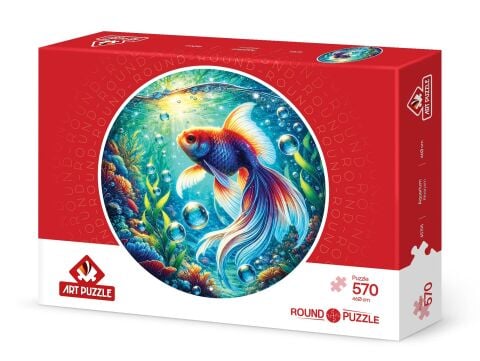 Art Puzzle Akvaryum 570 Parça Round Puzzle