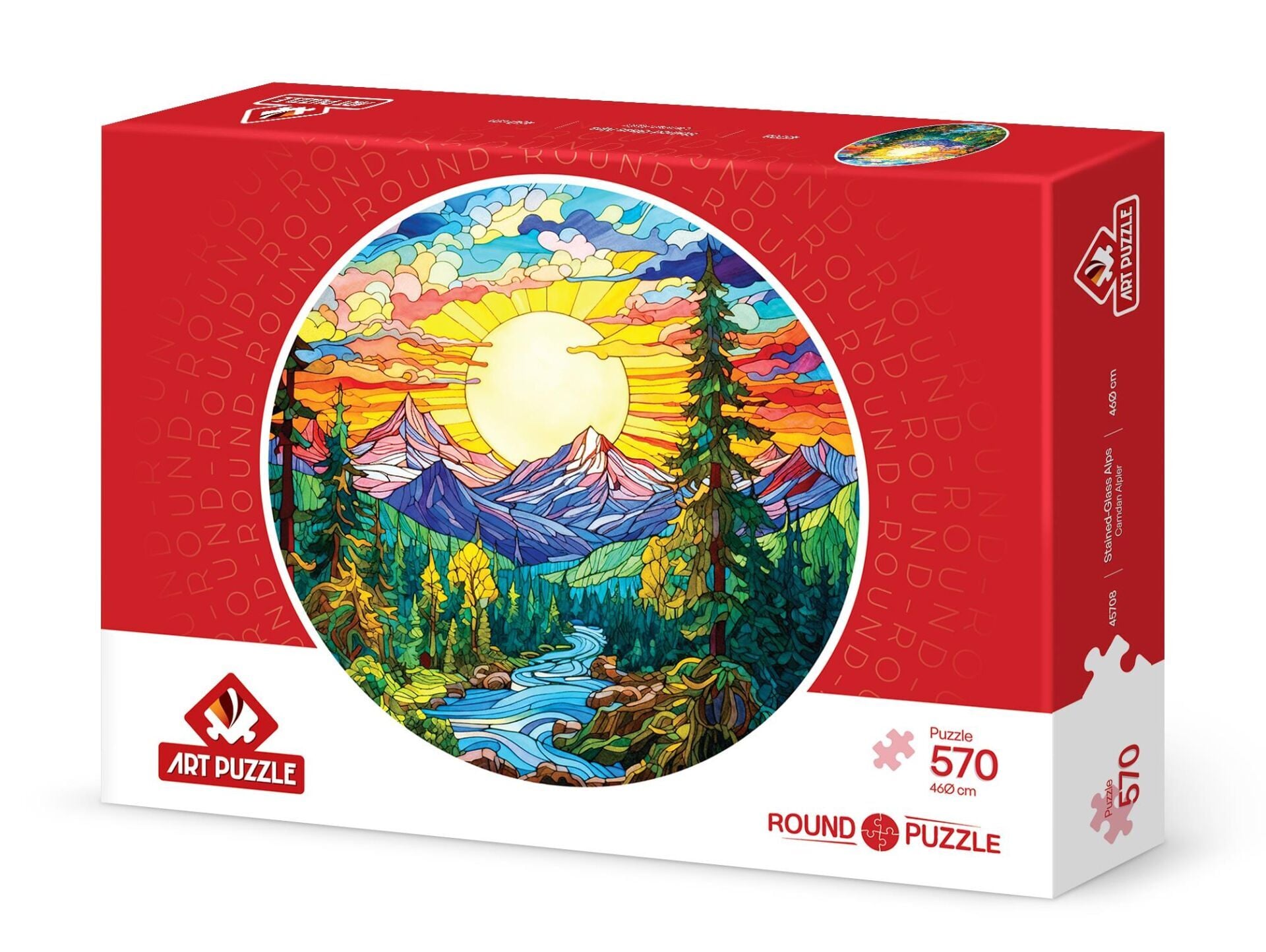 アルモーヴ RRR　4枚セット Art Puzzle Camdan Alpler 570 Parça Round Puzzle