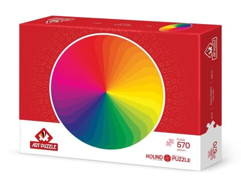 Art Puzzle Renk Paleti 570 Parça Round Puzzle