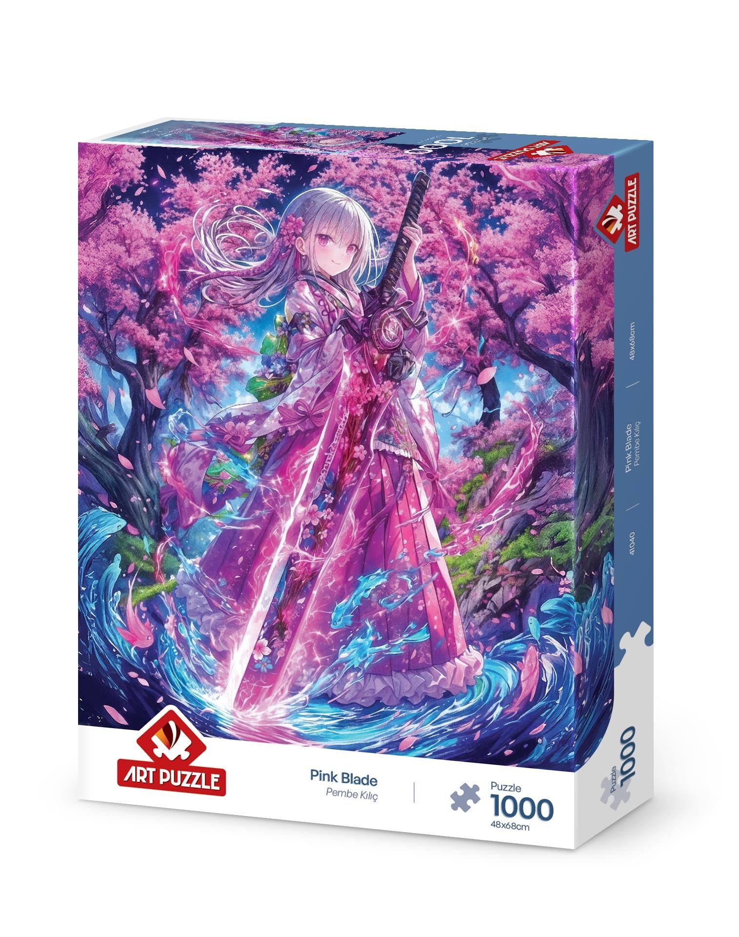 Art Puzzle Pembe Kılıç 1000 Parça Puzzle