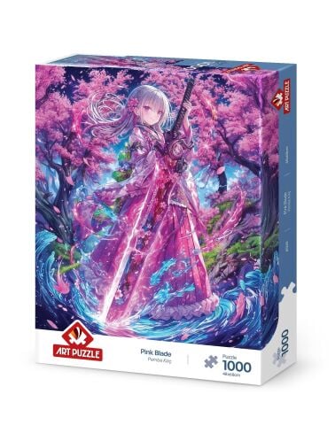 Art Puzzle Pembe Kılıç 1000 Parça Puzzle