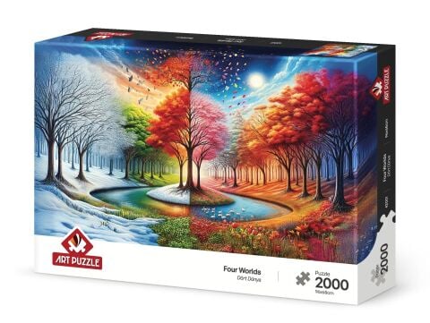 Art Puzzle Dört Dünya 2000 Parça Puzzle