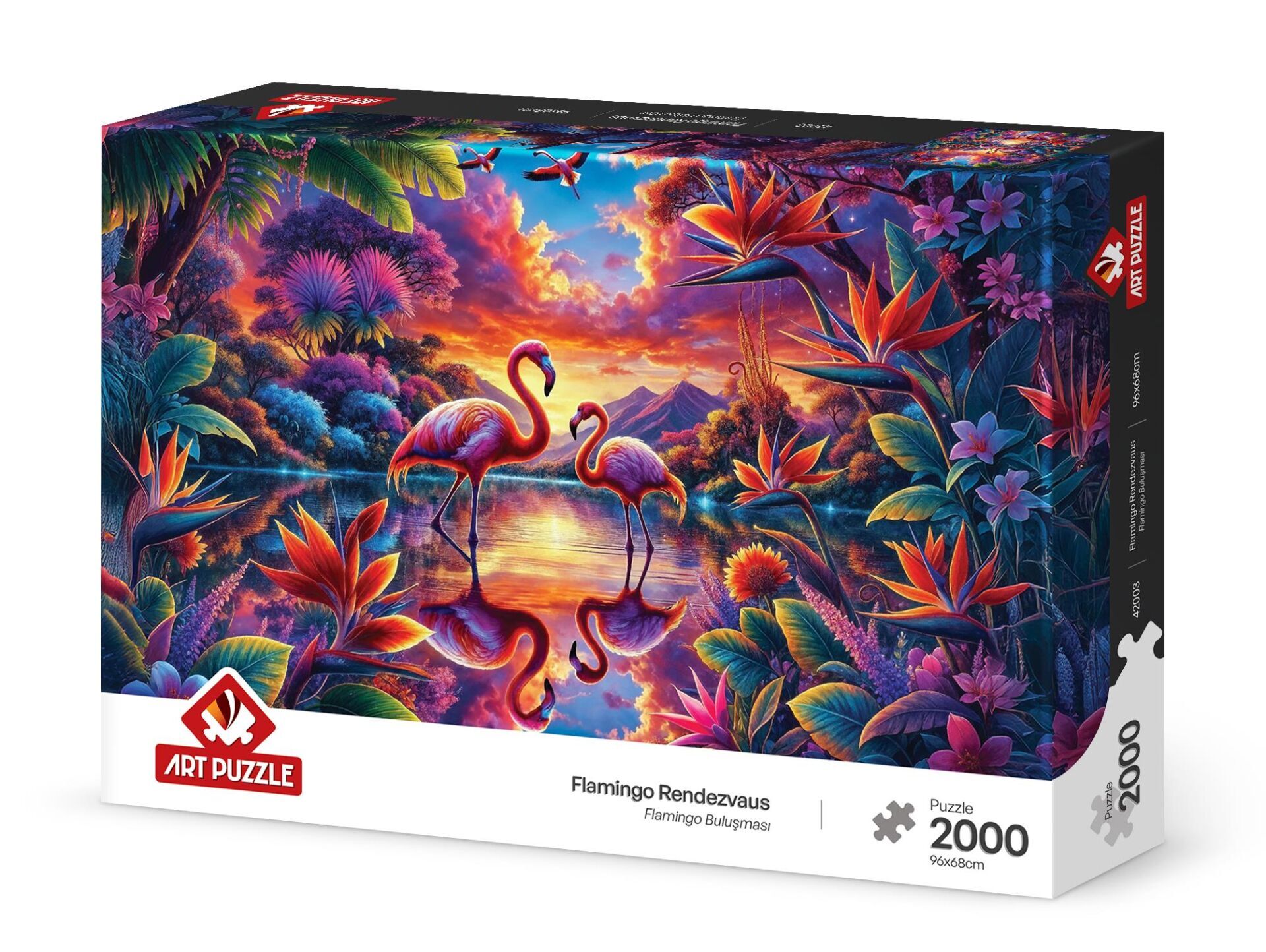 Art Puzzle Flamingo Buluşması 2000 Parça Puzzle