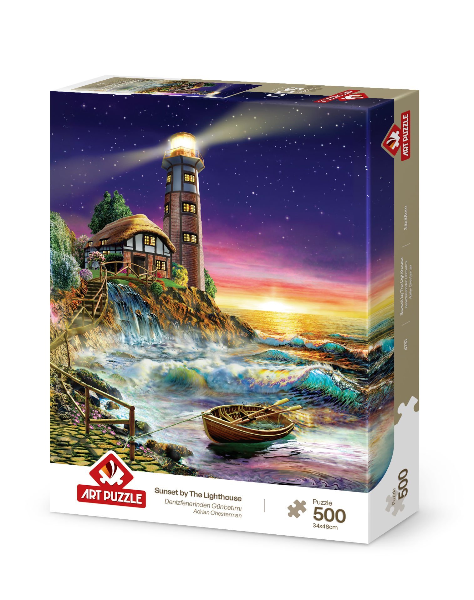 Art Puzzle Deniz Fenerinden Günbatımı 500 Parça Puzzle