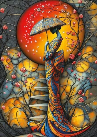 Art Puzzle Sakura Yağmuru 1000 Parça Puzzle