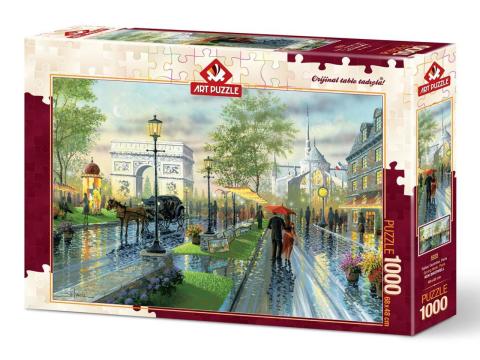 Art Puzzle Bahar Gezintisi, Paris 1000 Parça Puzzle