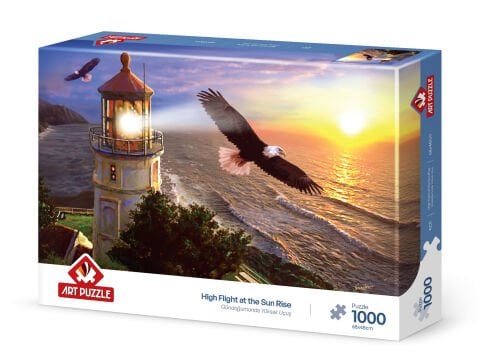 Art Puzzle Gündoğumunda Yüksek Uçuş 1000 Parça Puzzle