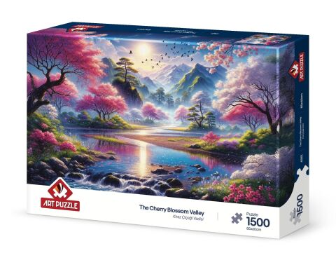 Art Puzzle Kiraz Çiçeği Vadisi 1500 Parça Puzzle