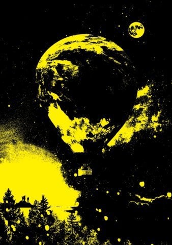 Art Puzzle Ay'a Yolculuk 1000 Parça Neon Puzzle