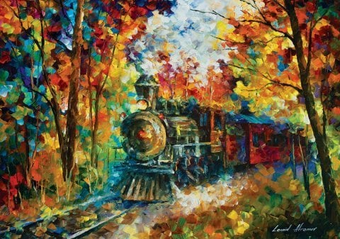 Art Puzzle Sonbahar Treni 500 Parça Puzzle