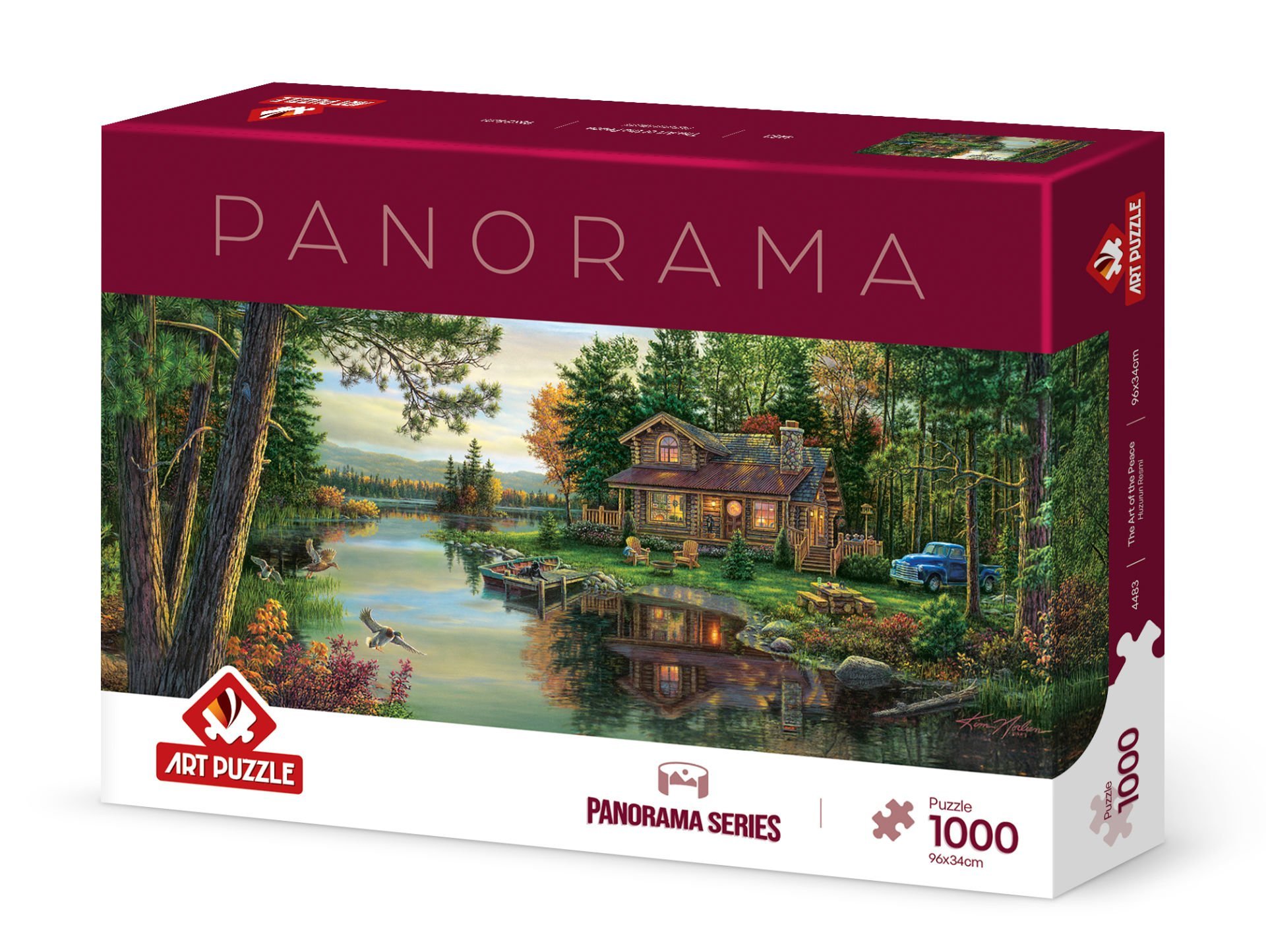 Art Puzzle Huzurun Resmi 1000 Parça Panorama Puzzle
