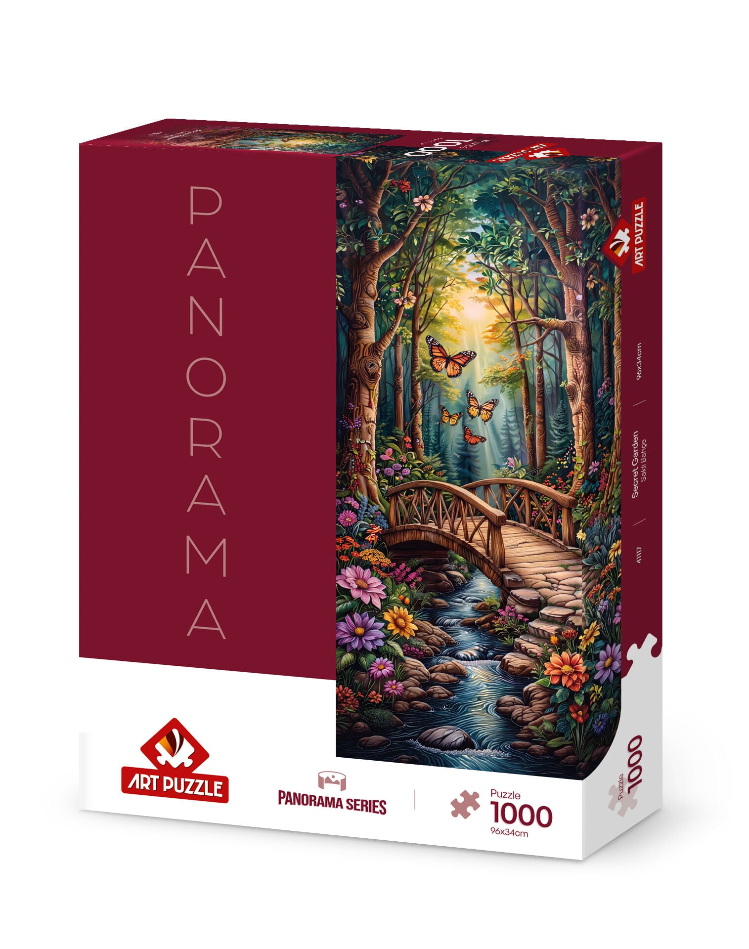 Art Puzzle Saklı Bahçe 1000 Parça Panorama Puzzle