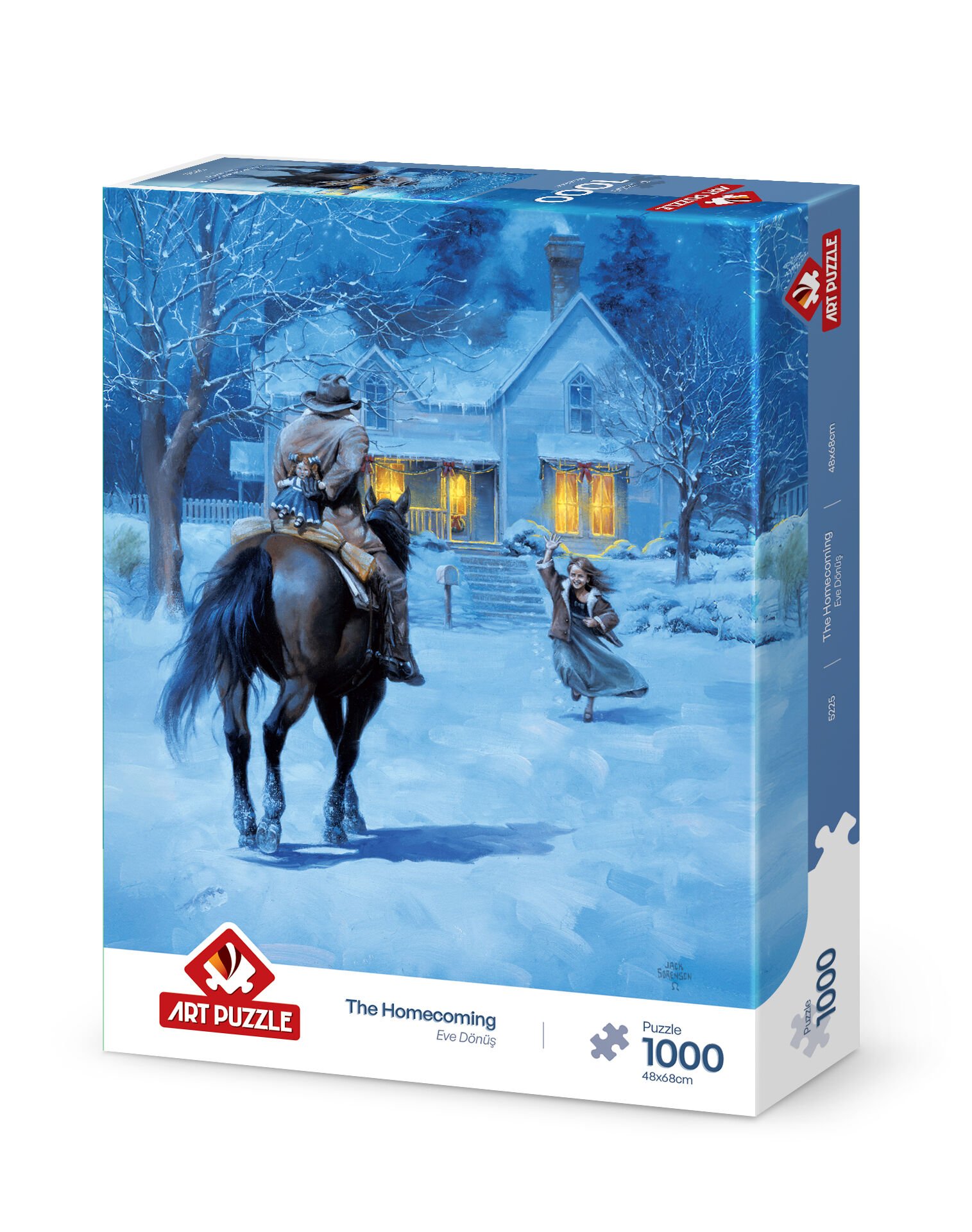 Art Puzzle Eve Dönüş1000 Parça Puzzle