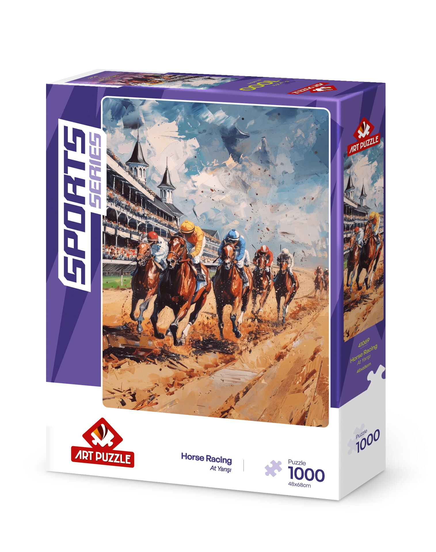 Art Puzzle At Yarışı 1000 Parça Puzzle