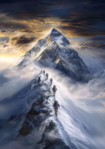 Art Puzzle Zirveye Doğru – Everest 1000 Parça Puzzle