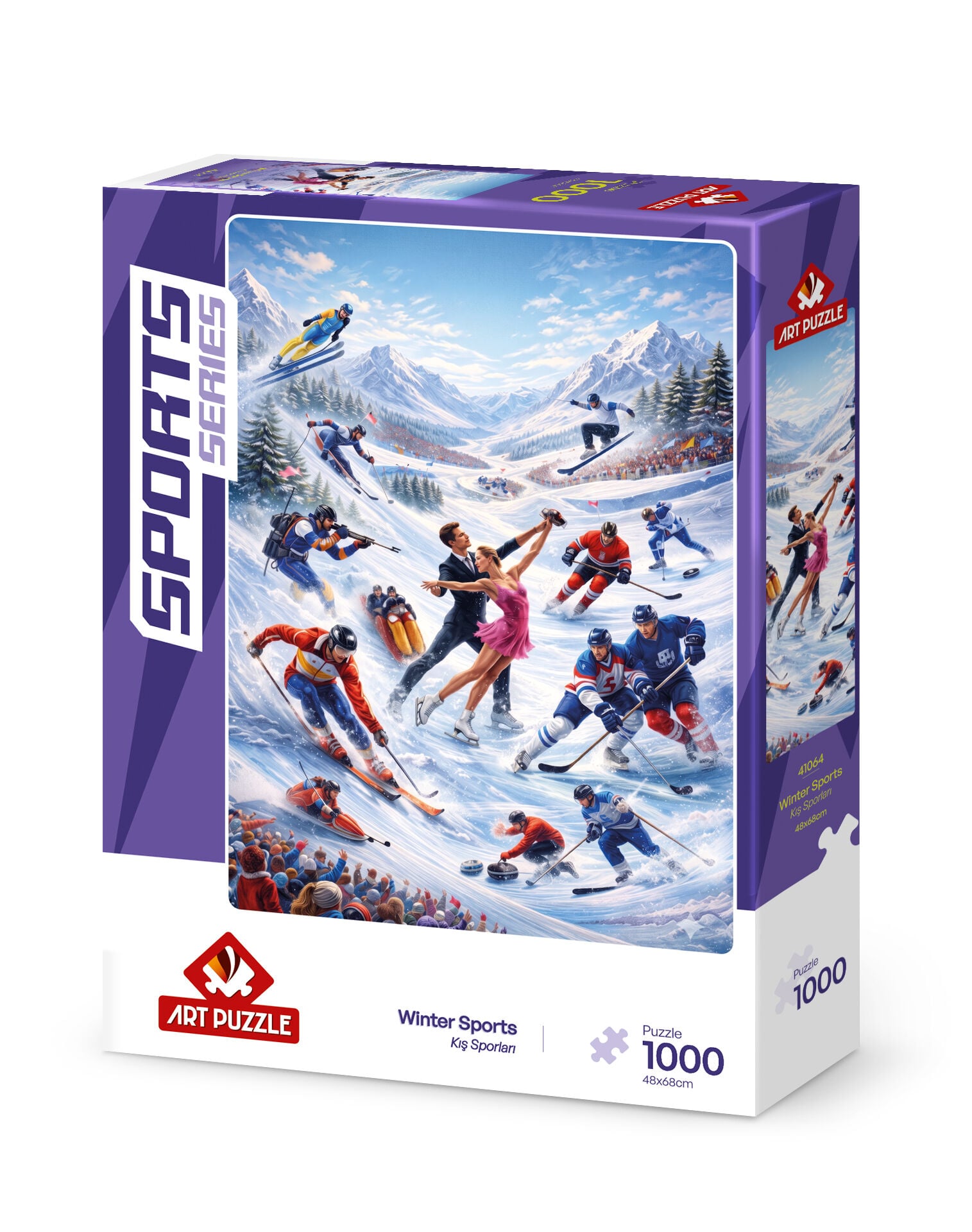 Art Puzzle Kış Sporları 1000 Parça Puzzle
