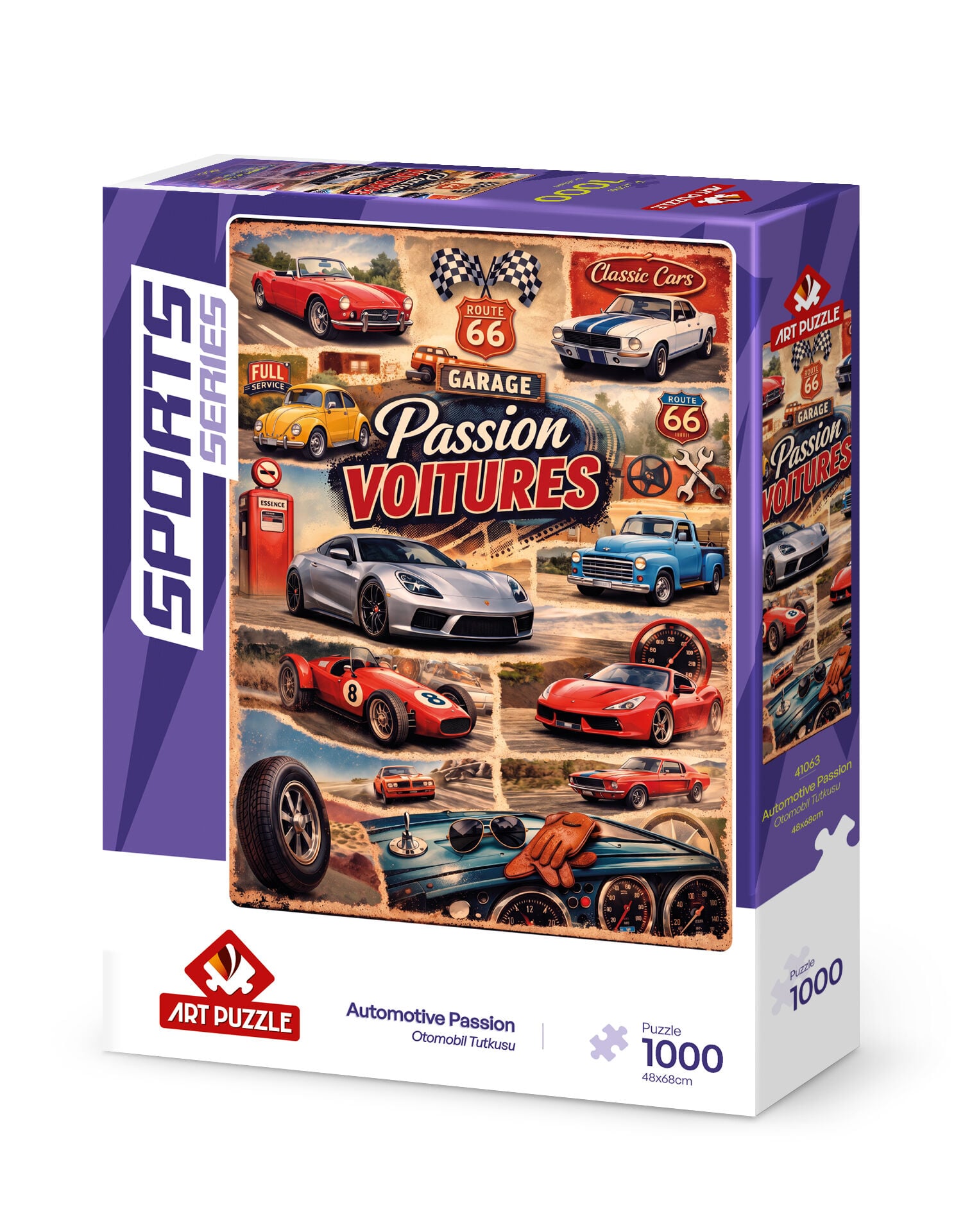Art Puzzle Otomobil Tutkusu 1000 Parça Puzzle
