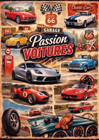Art Puzzle Otomobil Tutkusu 1000 Parça Puzzle