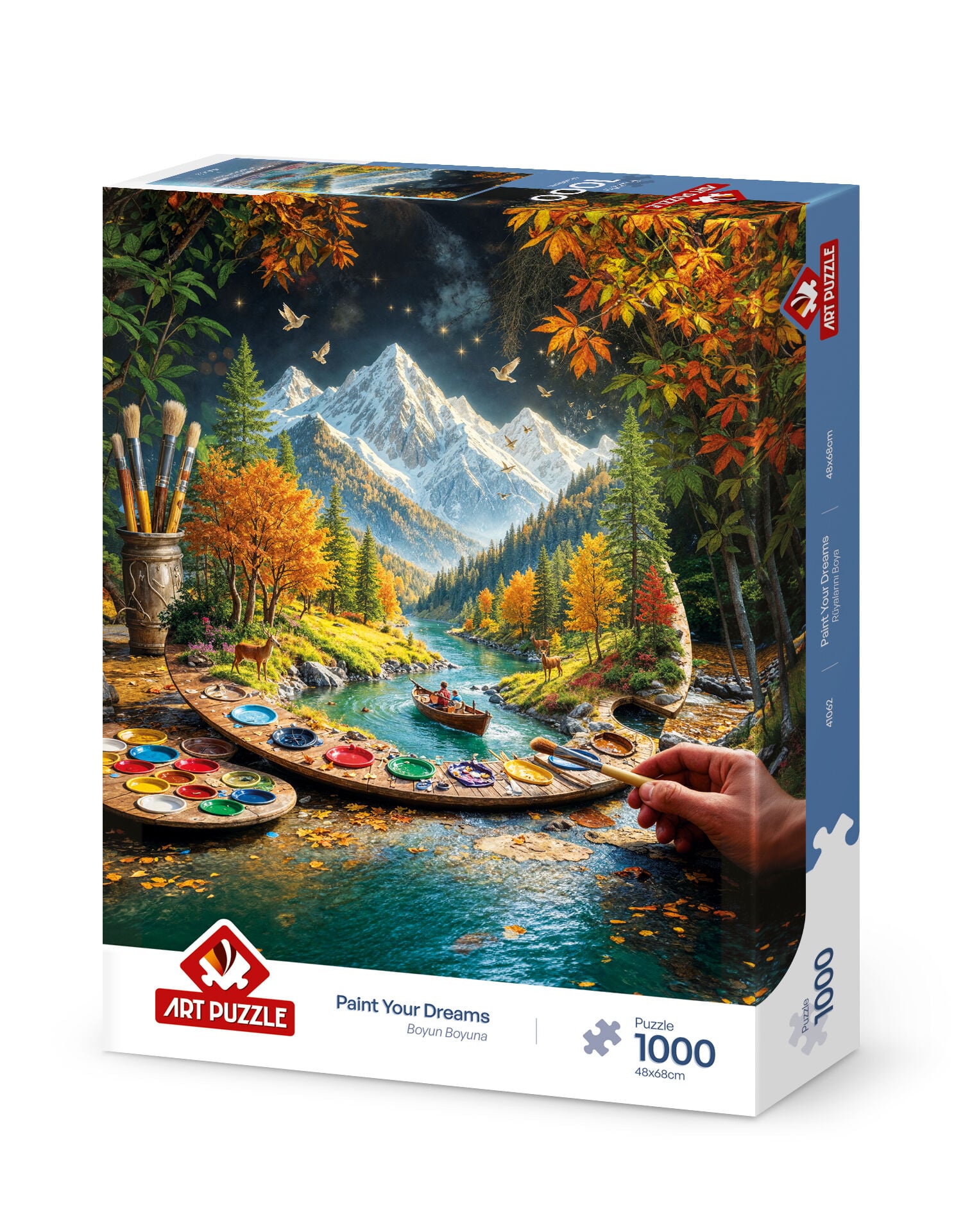 Art Puzzle Rüyalarını Boya 1000 Parça Puzzle