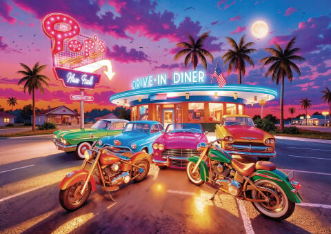 Art Puzzle Gece Molası 1000 Parça Puzzle