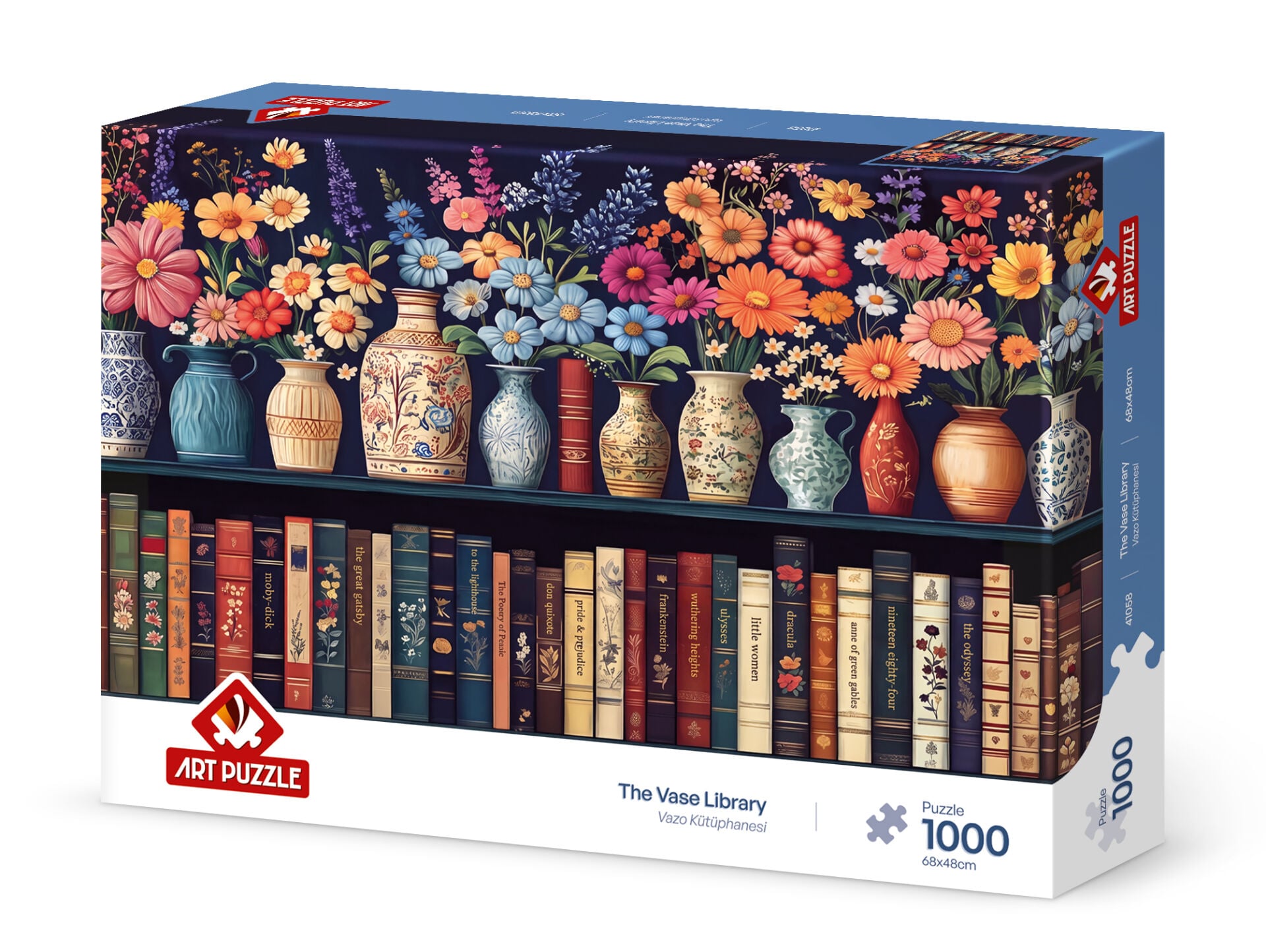 Art Puzzle Vazo Kütüphanesi 1000 Parça Puzzle