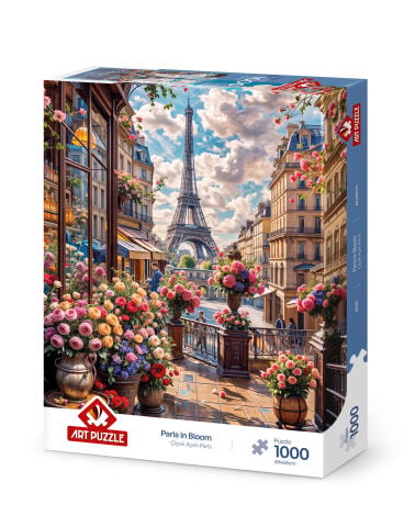 Art Puzzle Çiçek Açan Paris 1000 Parça Puzzle
