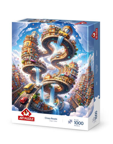Art Puzzle Çılgın Yollar 1000 Parça Puzzle