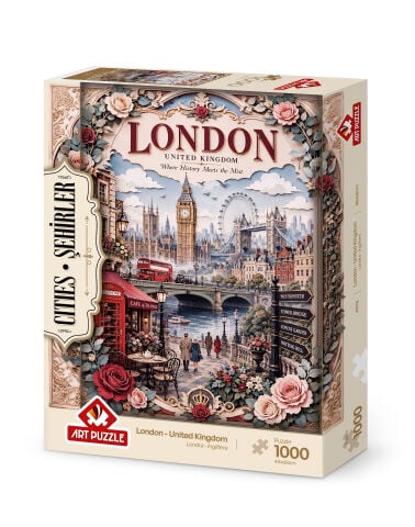 Art Puzzle Londra,Ingiltere 1000 Parça Puzzle