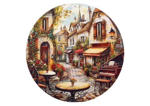 Art Puzzle Taş Sokak 570 Parça Round Puzzle