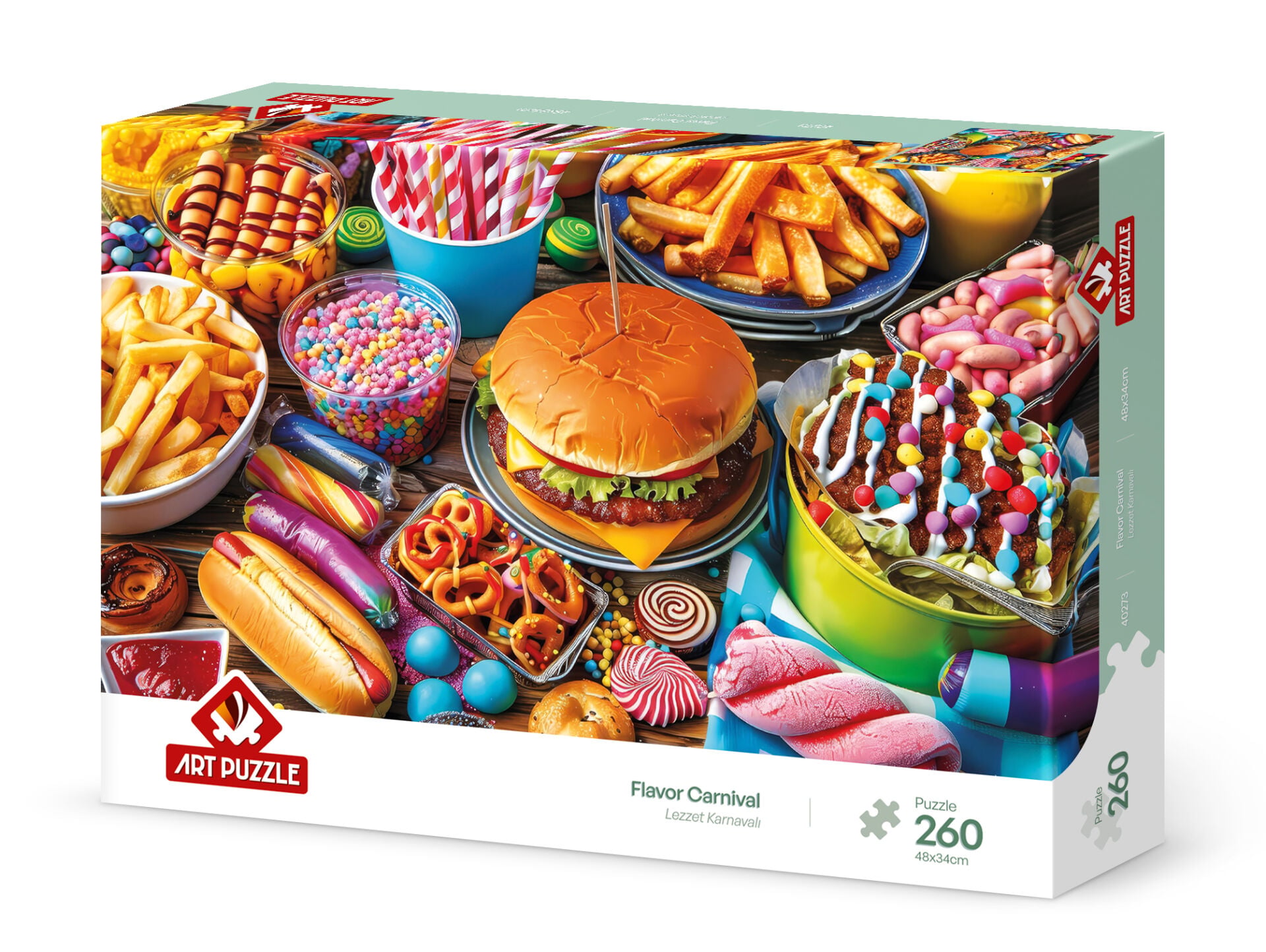 Art Puzzle Lezzet Karnavalı 260 Parça Puzzle