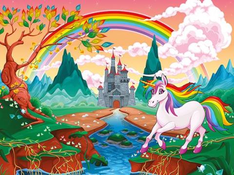 Art Kids Gökkuşağı Pony 100 Parça Ahşap Puzzle