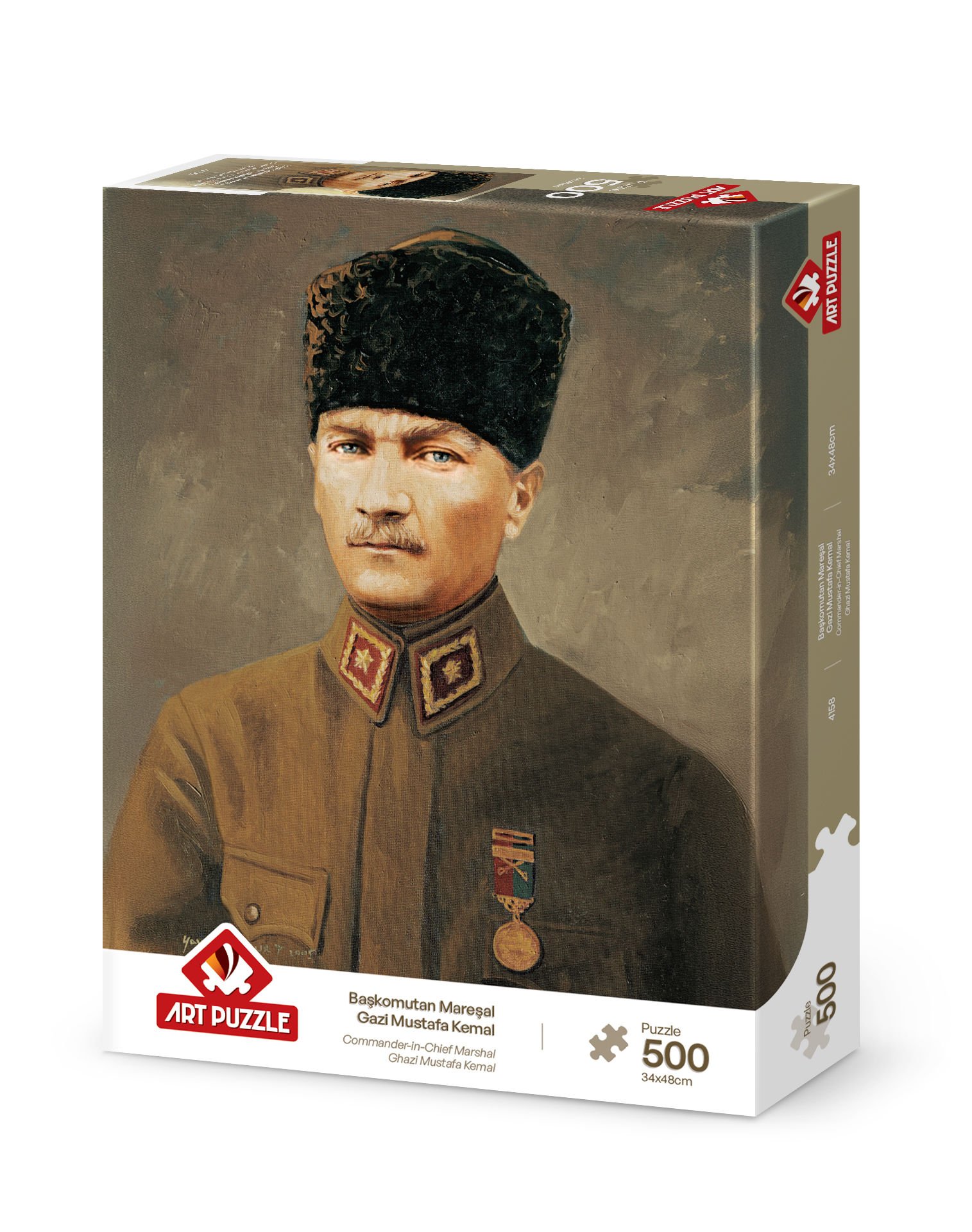 Art Puzzle Başkomutan Mareşal Gazi Mustafa Kemal Atatürk 500 Parça Puzzle
