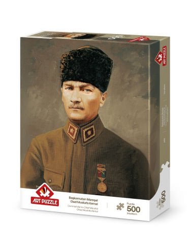 Art Puzzle Başkomutan Mareşal Gazi Mustafa Kemal Atatürk 500 Parça Puzzle