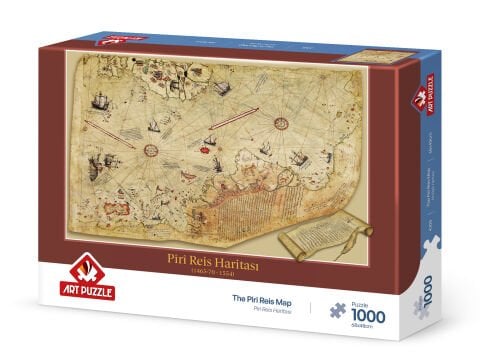 Art Puzzle Piri Reis Haritası 1000 Parça Puzzle
