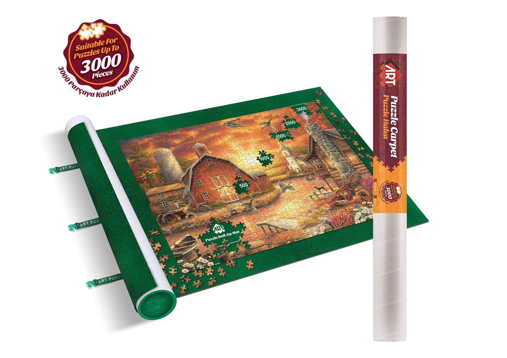 Art Puzzle Halısı 3000'lik (Rulo)