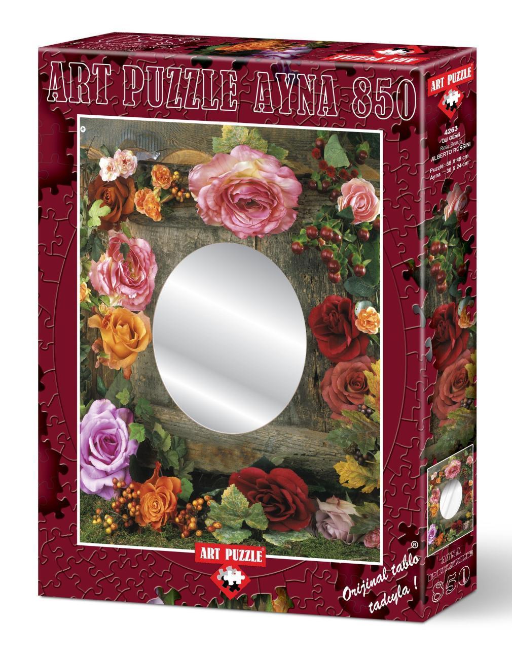 Art Puzzle Gül Güzeli 850 Parça Aynalı Puzzle