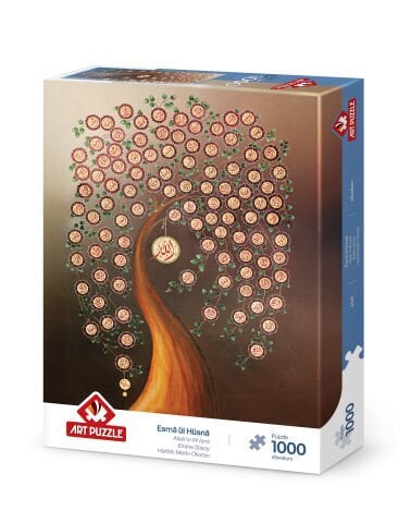 Art Puzzle Allah'ın 99 İsmi (Esma-Ül Hüsna) 1000 Parça Puzzle